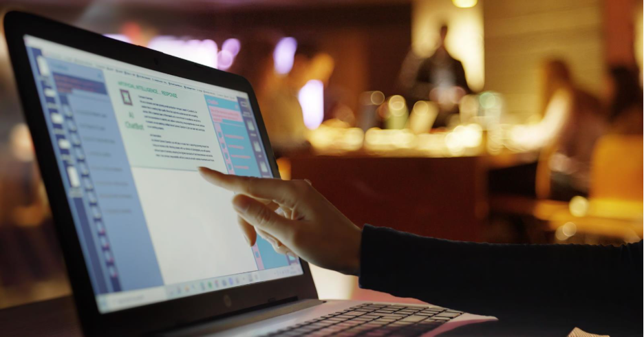 Team members learning AI